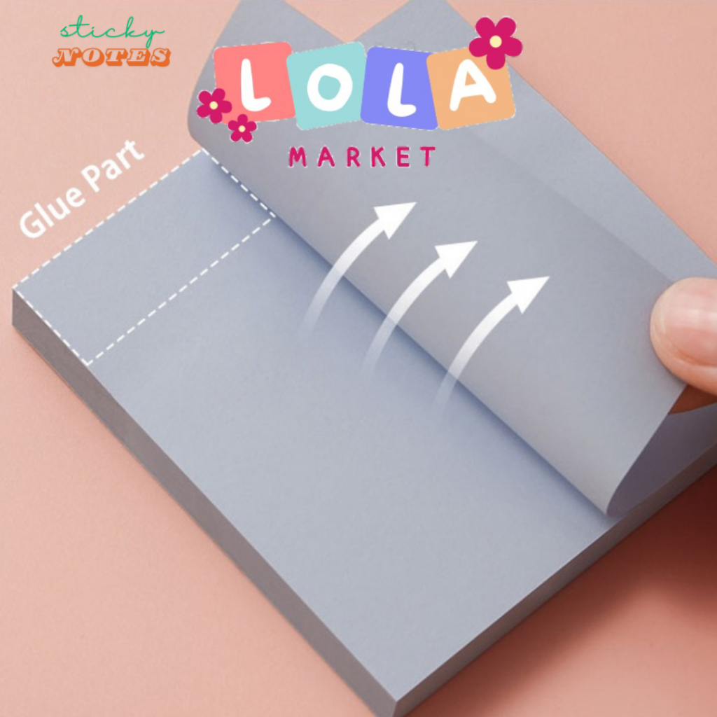 

CATATAN TEMPEL BERWARNA MORANDI / COD STICKY NOTE POLOS / STICKY NOTES PENANDA HALAMAN / KERTAS MEMO