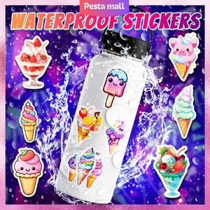 

Sticker viral waterproof tumbler anime karakter