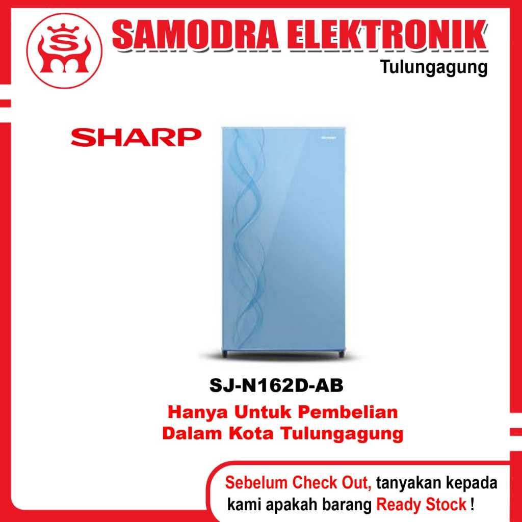 Kulkas Sharp  SJ-N162D-AB/AP I Kulkas 1 Pintu Sharp 128L