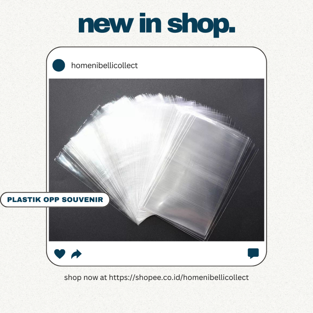 

✅Plastik OPP Kaca Bening Premium Opp Plastik Kaca 100 pcs