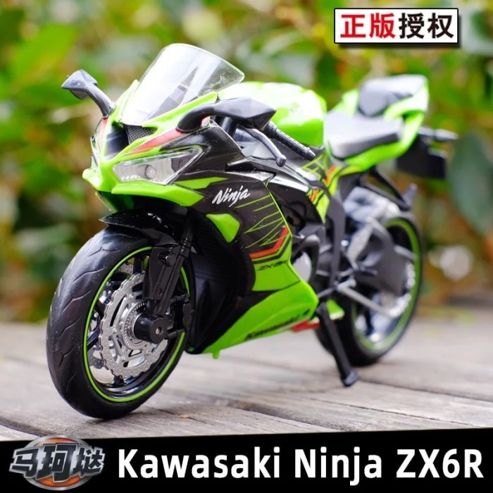 RMZ CITY Miniatur Diecast Motor KAWASAKI NINJA ZX-6R Skala 1:12