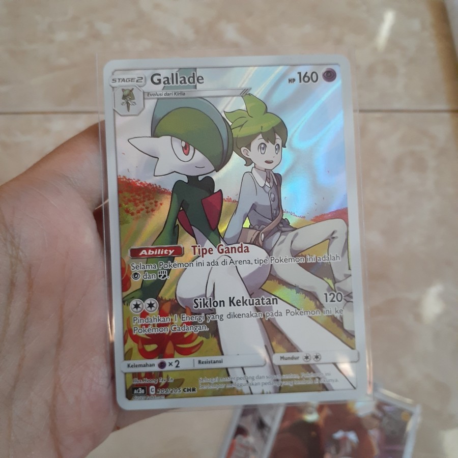 Gallade CHR AC3A 209/205 Pokemon Trading Card Game Indonesia TCG