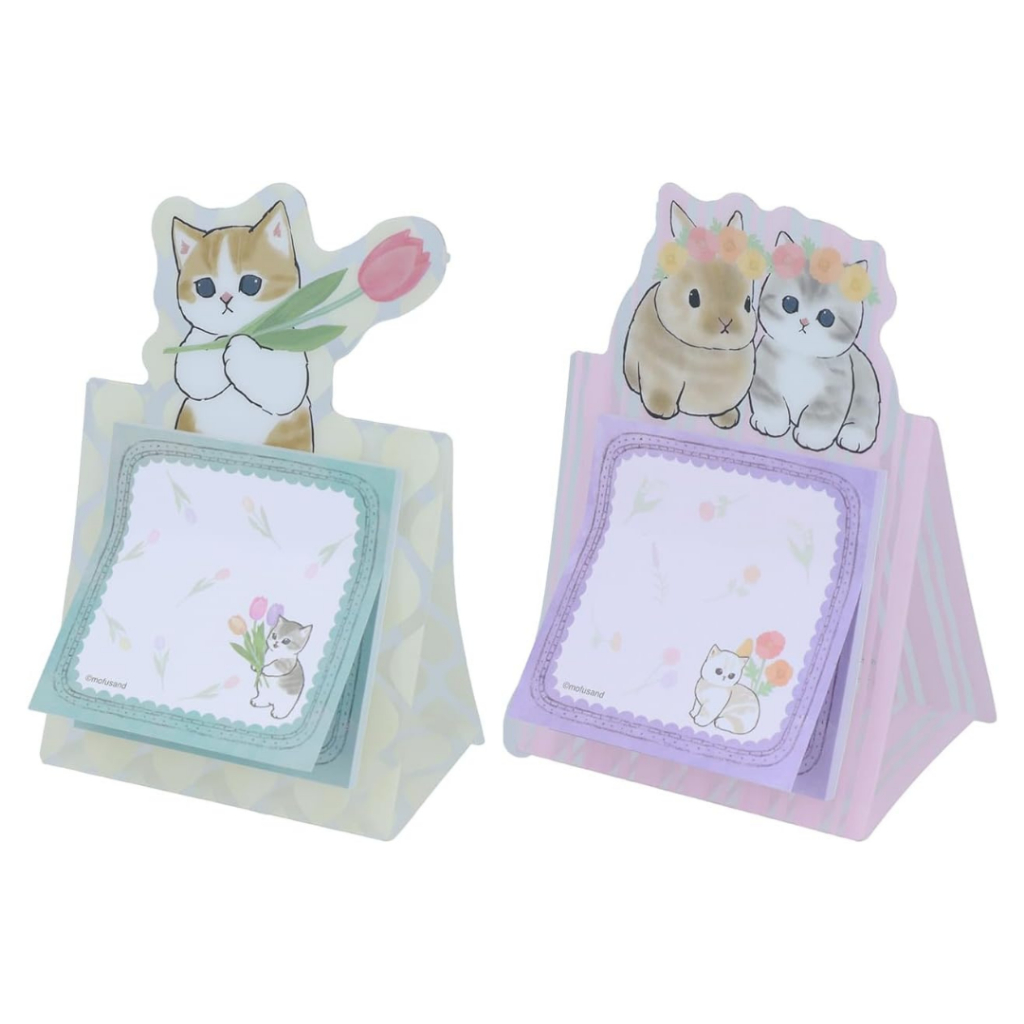 

Ay00! Standing Sticky Note Mofusand Spring Garden Cat Neko Sticky Memo Penanda Halaman Limited