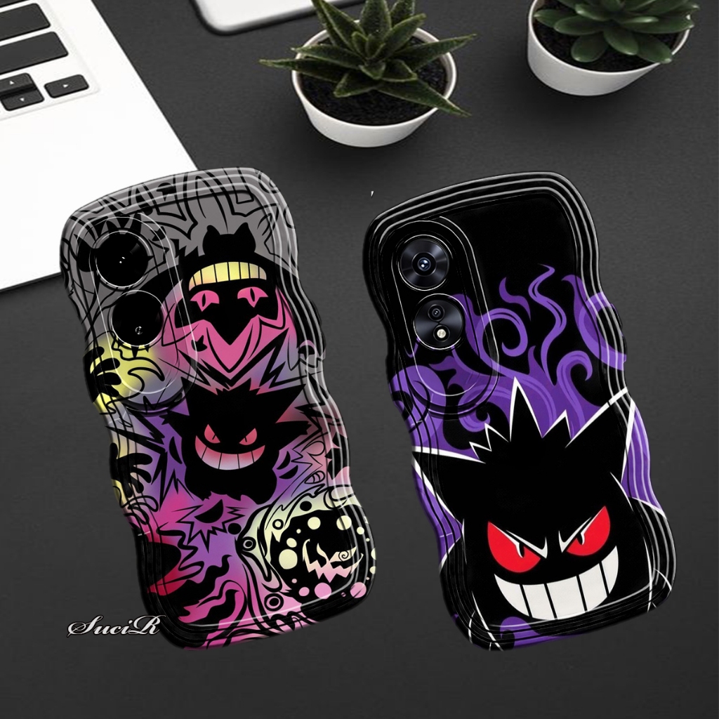 PS - K831 case untuk type OPPO A60 softcase gelombang motif custom animasi