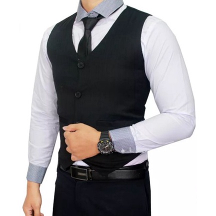 HJ6 ROMPI JAS FORMAL HITAM