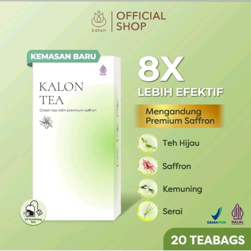 

Kalon Teh Hijau Premium Saffron Green Tea - Minuman Kalon Tea Greentea