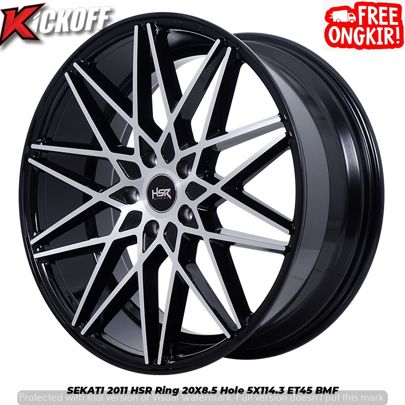 VELG RACING HSR SEKATI RING 20 COCOK BUAT MOBIL CIVIC CAMRY ACCORD CR-V ALPHARD