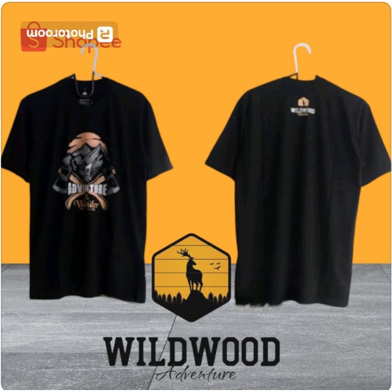 kaos pria baju kaos adventure original wilwood adventure