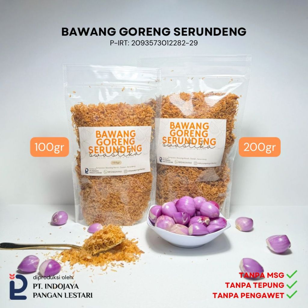 

Bawang Goreng Serundeng Premium 100g, 200g