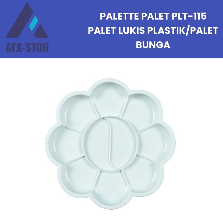 

Palette Palet Joyko PLT-115 Palet Lukis Plastik/Palet Bunga Merek Joyko 1Pcs