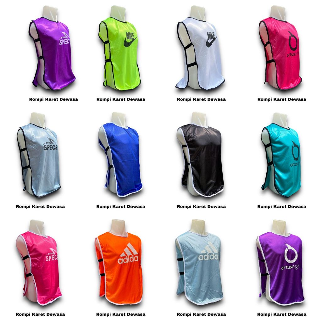 Rompi Futsal Pakai Karet Rompi Bola Karet Rompi Latihan Bola Murah Rompi Futsal Training