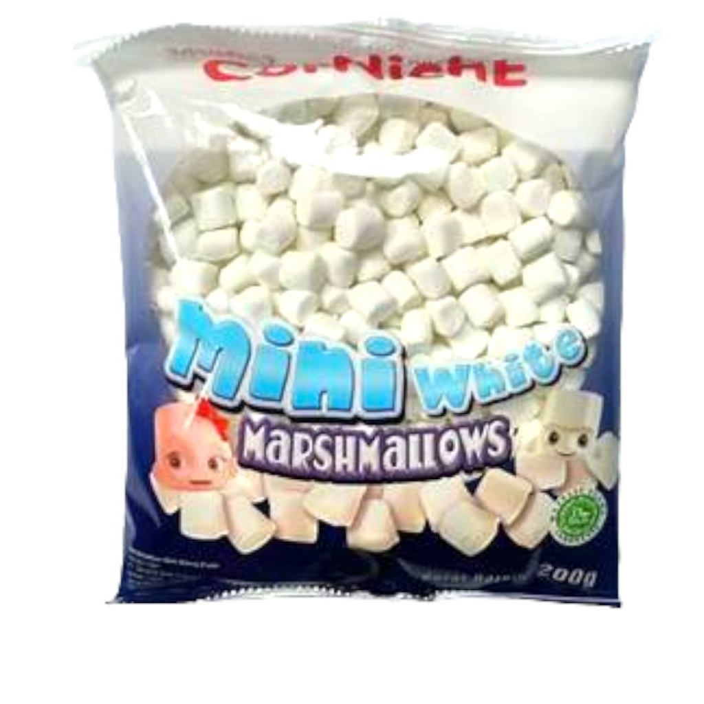 

Permen Marshmallow Mini White Corniche Halal Fat Free 200 Gram (Pack)
