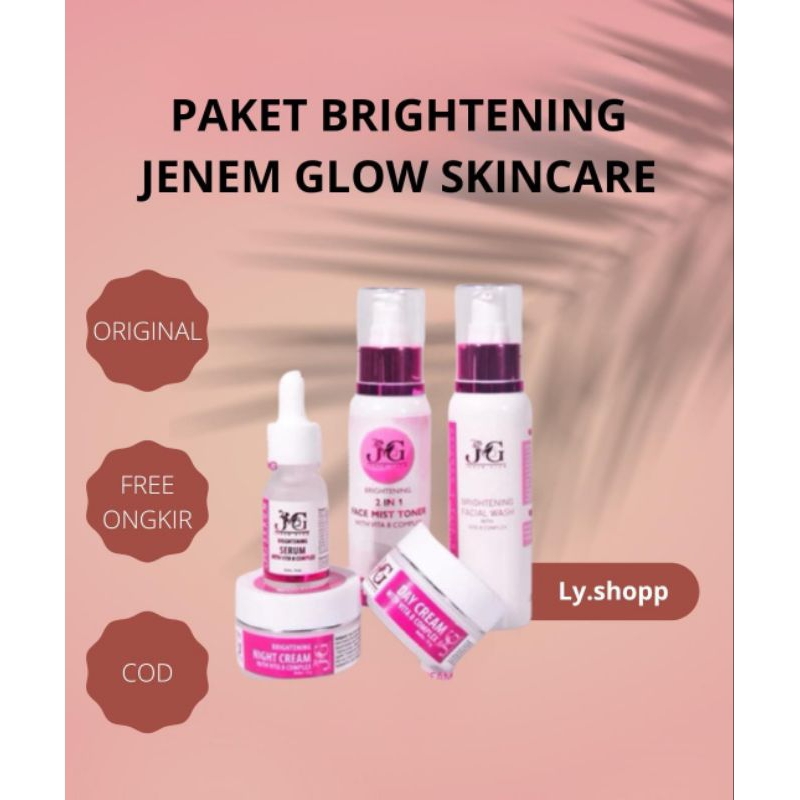 jenem JG GLOW PAKET GLOWING mencerahkan