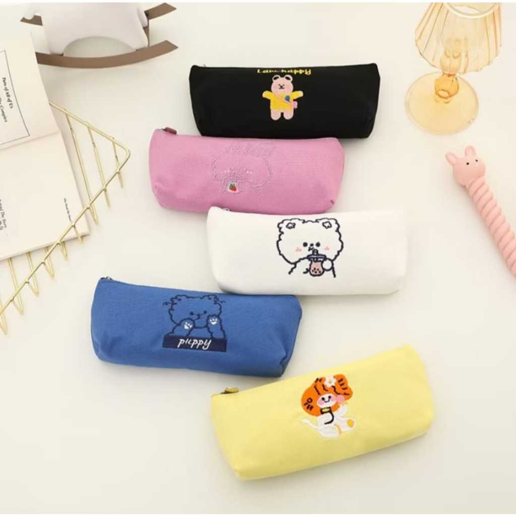 

Kotak Pensil Perempuan / Kotak Pensil Lucu / Cute Pensil Case / Kotak Pnesil Simple Gambar