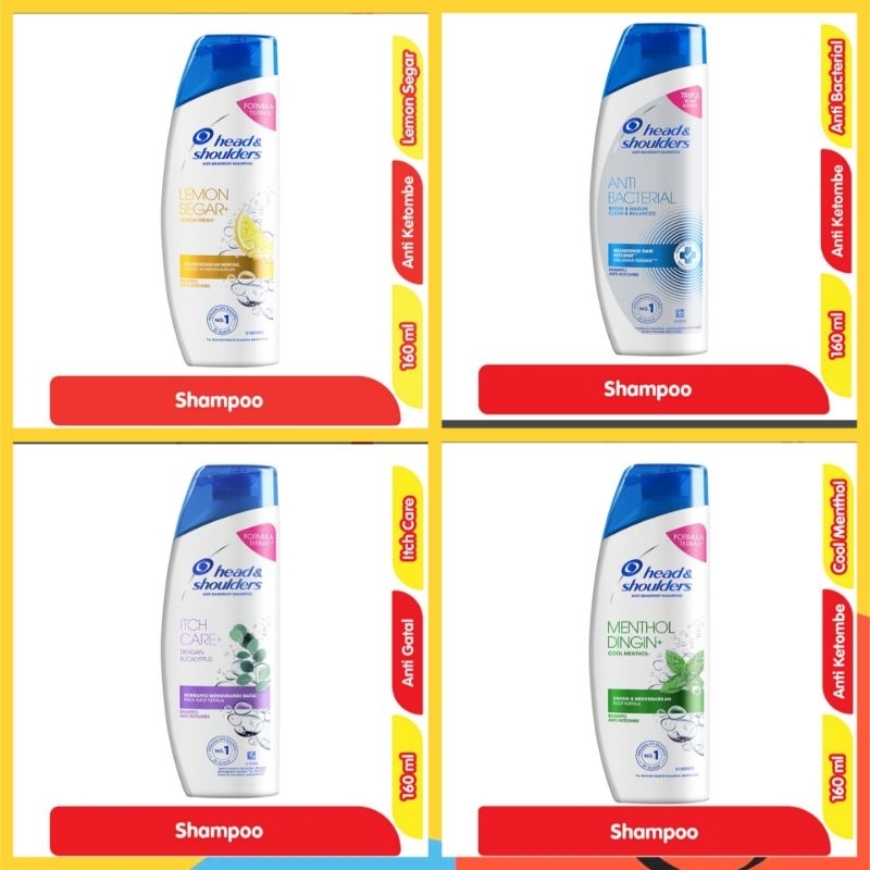 Head & shoulders shampoo 160ml