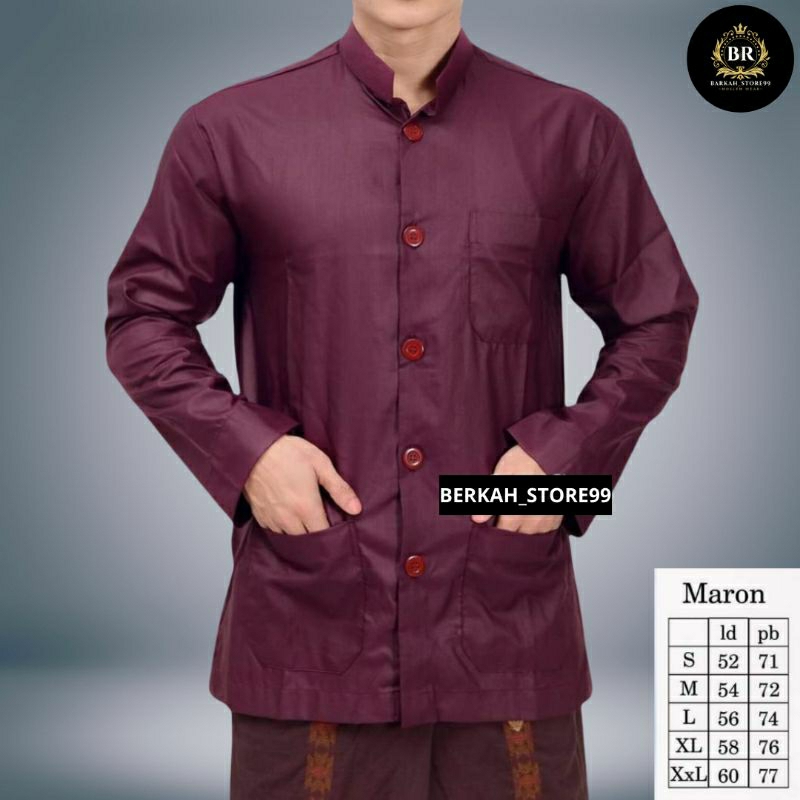 BEST SALE BAJU KOKO HAIBAH PREMIUM BAJU KOKO PRIA MUSLIM KOKO MODEL AMMU ORIGINAL KOKO PRIA LENGAN