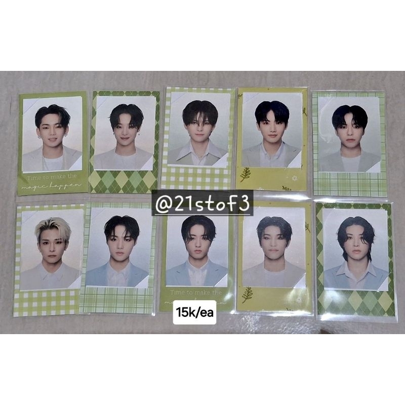 [WAJIB UBAH JNT] Treasure x ongredients ID photocard (including frame + sleeve)