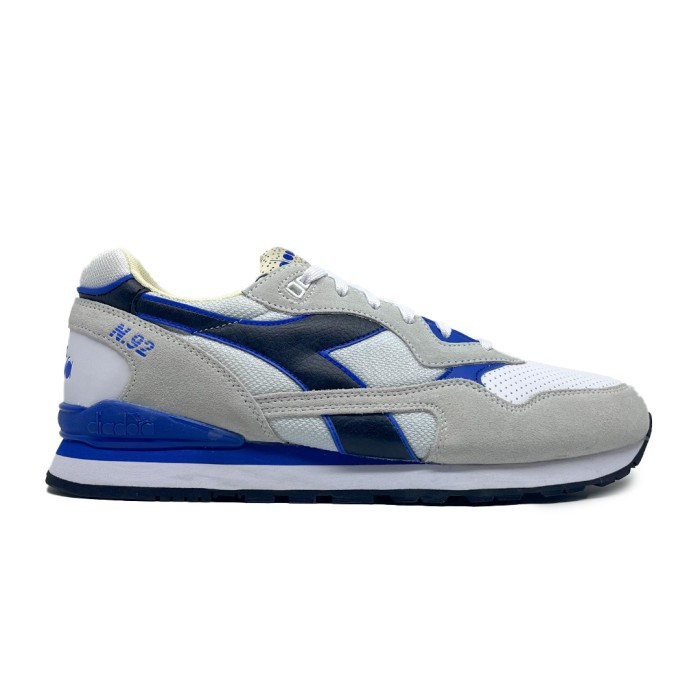 Diadora N.92 Advance White Blue DIA178042906.Sepatu Sneakers Original