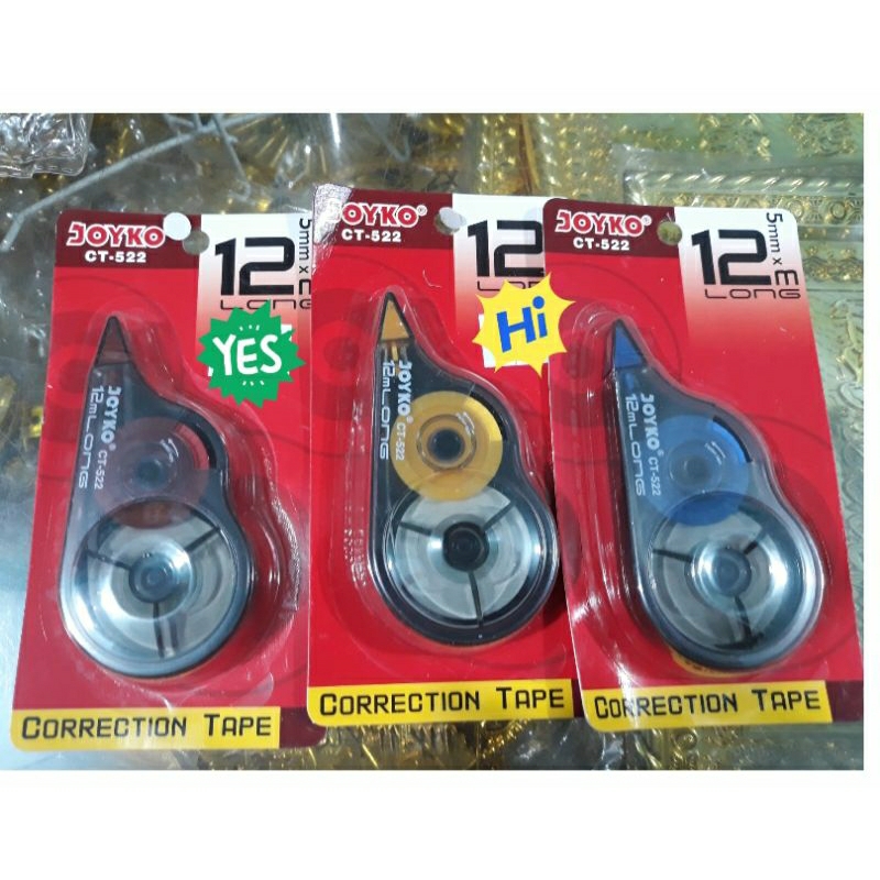 

Correction tape / tipex roll kertas 12 m