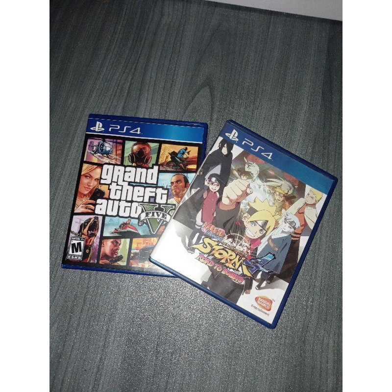 BD/KASET PS4 GTA V & NARUTO BORUTU SECOND