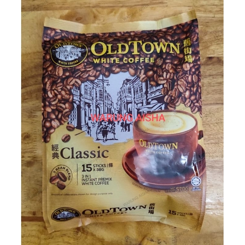 

Kopi Instan OldTown Old Town White Coffee Classic Klasik Malaysia isi 15 stik