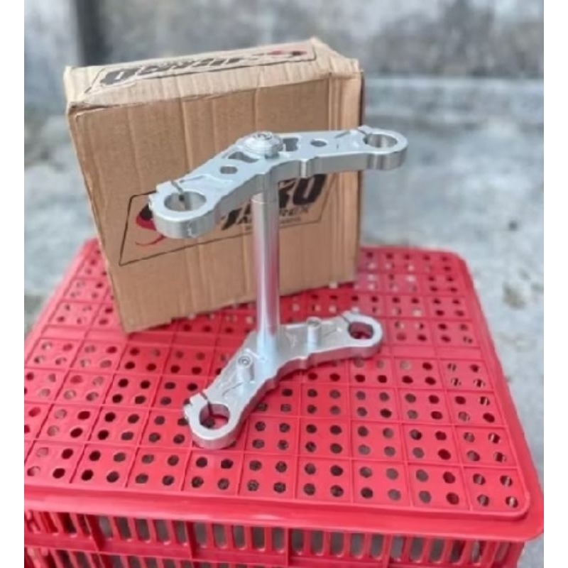 SEGITIGA SHEJIRO,AI-TECK T BILLET cnc GL MEGAPRO TIGER atas bawah as 26 AI-TECK pnp honda cb,gl,mp,t