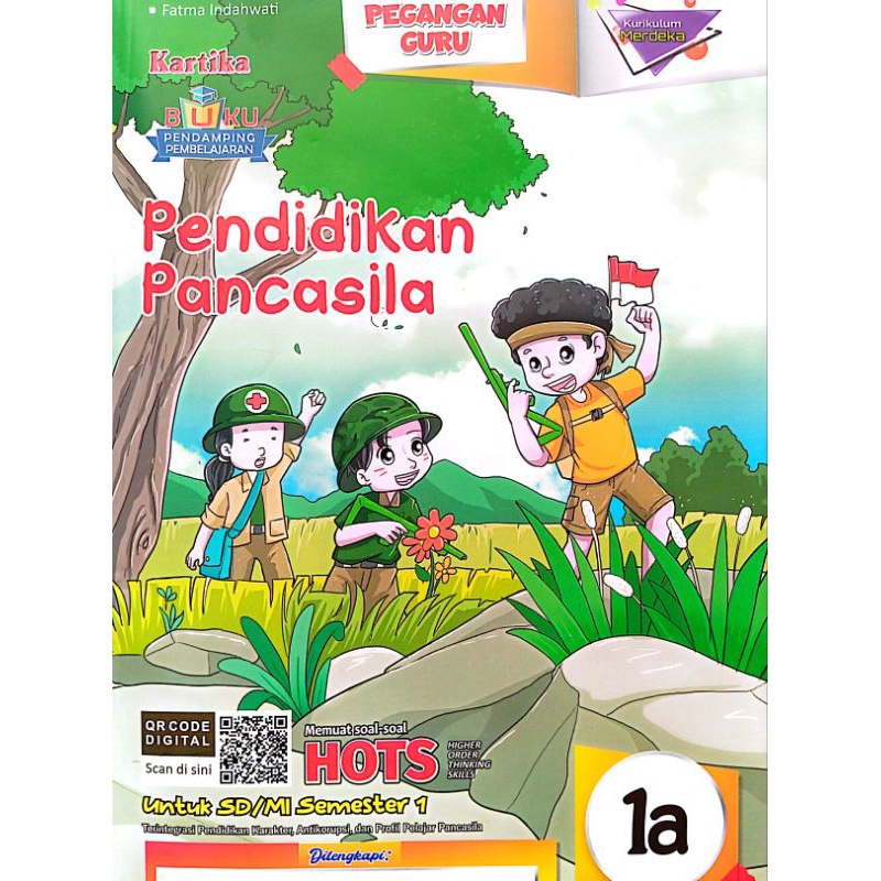 

BUKU PEGANGAN GURU PENDIDIKAN PANCASILA KURMER untuk SD kelas 1-6 KARTIKA