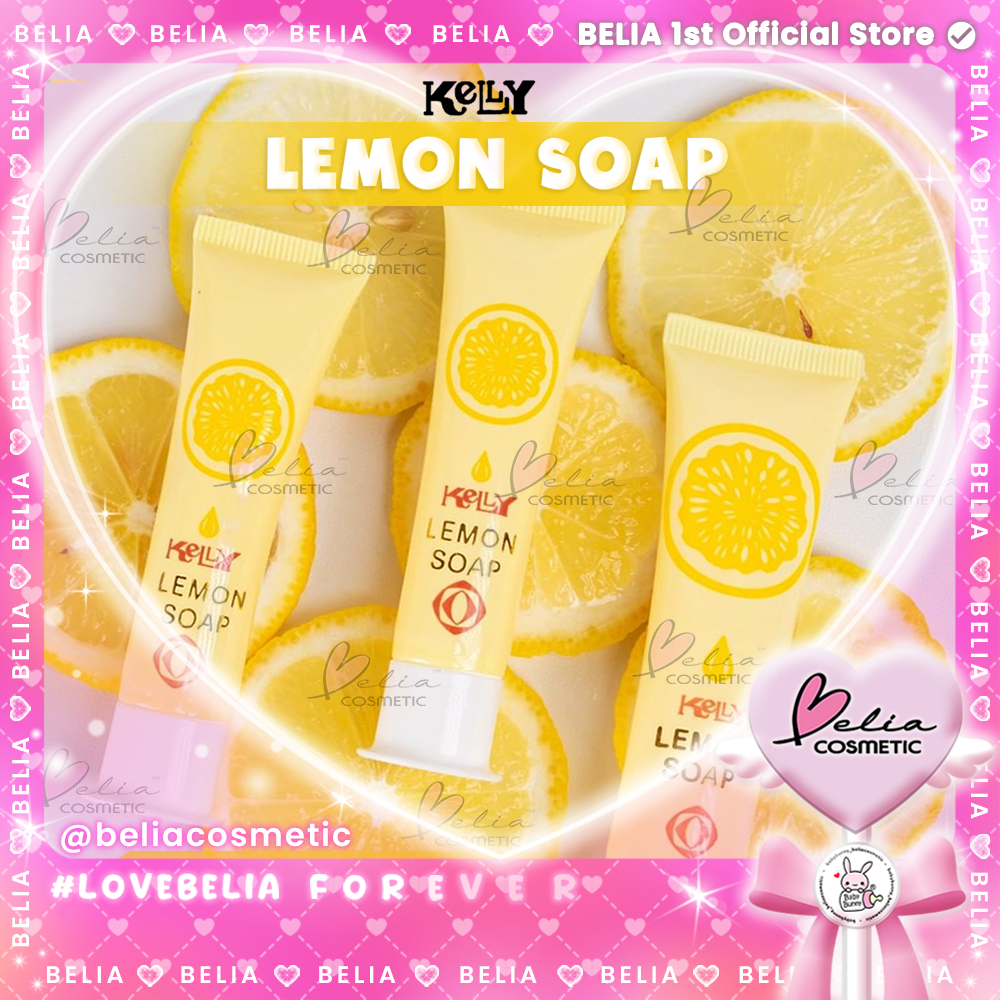 ❤ BELIA ❤ KELLY Lemon Soap | Sabun Cuci Muka | 15g | 25g | 75g | Sabun Cuci Wajah | Sabun Wajah