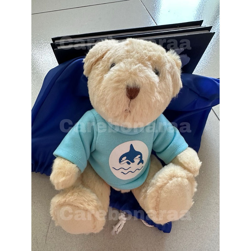 [ READY STOCK ] DARK BLUE KISS PETE KAO TEDDY BEAR DOLL FIRST EDITION LIMITED OFFICIAL TAY TAWAN NEW