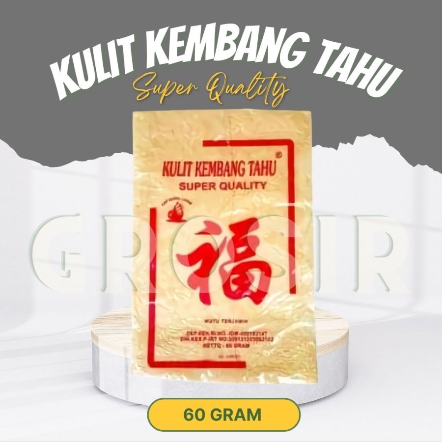 

Bahan Masakan / Kulit Kembang Tahu Super Quality 60 Gr / HALAL