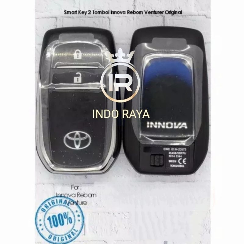SMART KEY KUNCI REMOTE TOYOTA INNOVA REBORN VENTURER ORIGINAL