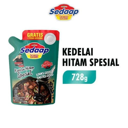 

Sedaap Kecap Manis Kedelai Hitam Spesial 728g