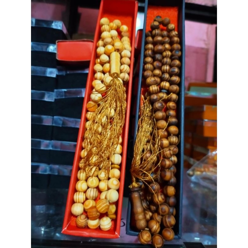 tasbih kayu pusar bumi