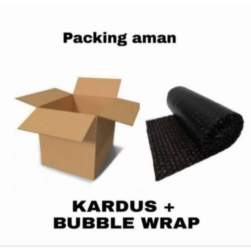 

EXTRA KARDUS & BUBBLE WRAP PENAMBAH PACKING AGAR LEBIH AMAN JunDW