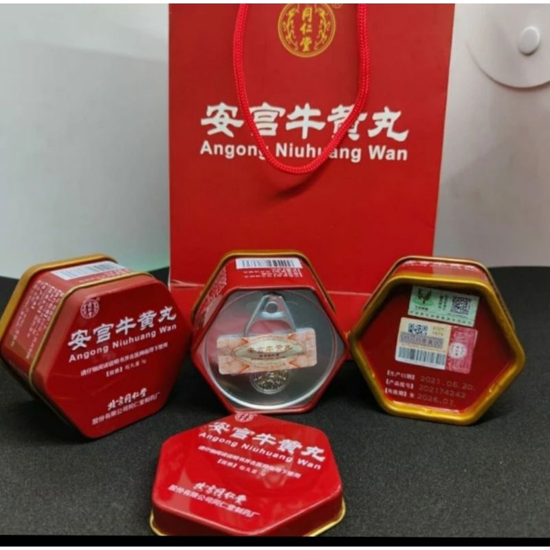 Angkung kaleng asli premium Angong obat struk  cina