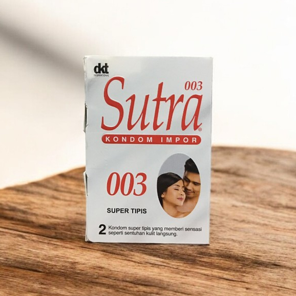 Sutra 003 super tipis isi 2 / kondom sutra 003 tipis isi 2