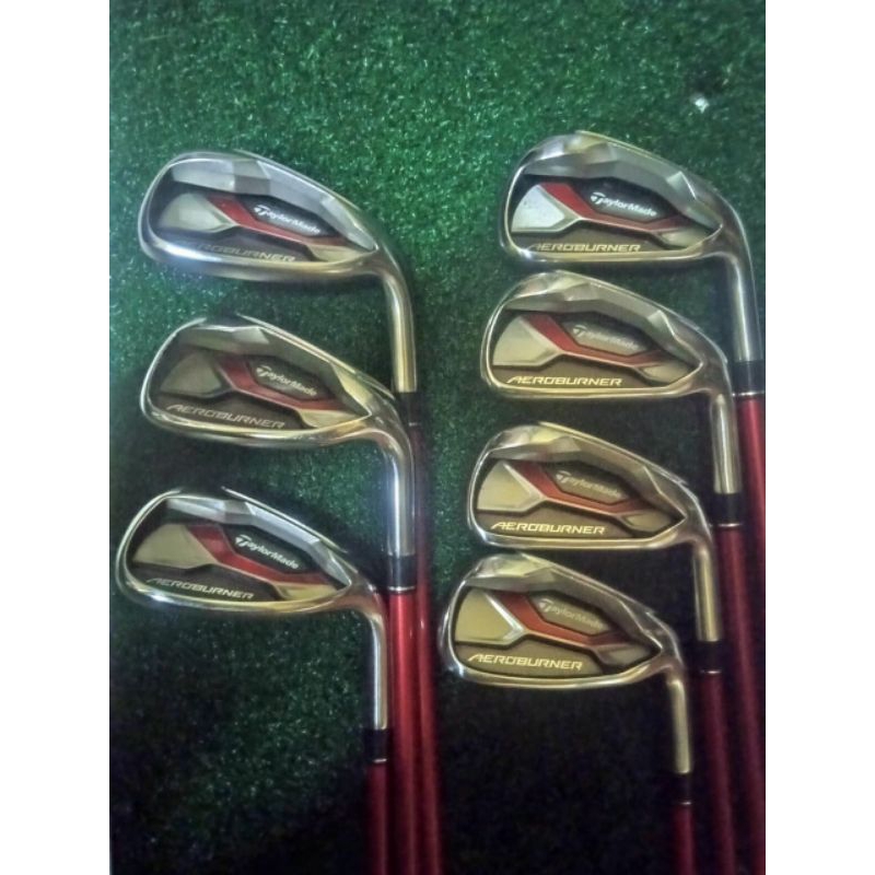 Stick Golf Iron Set Taylormade Aeroburner Flex S