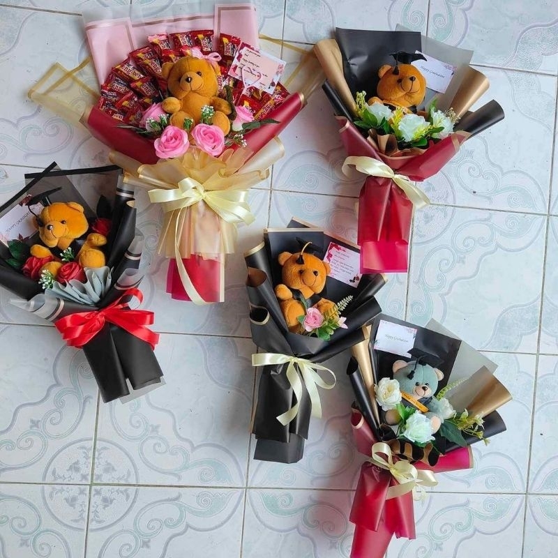 PROSES 1 HARI JADI | Bouqet flowers | kado wisuda | gift hadiah graduation | kado perpisahan TK/SD/S