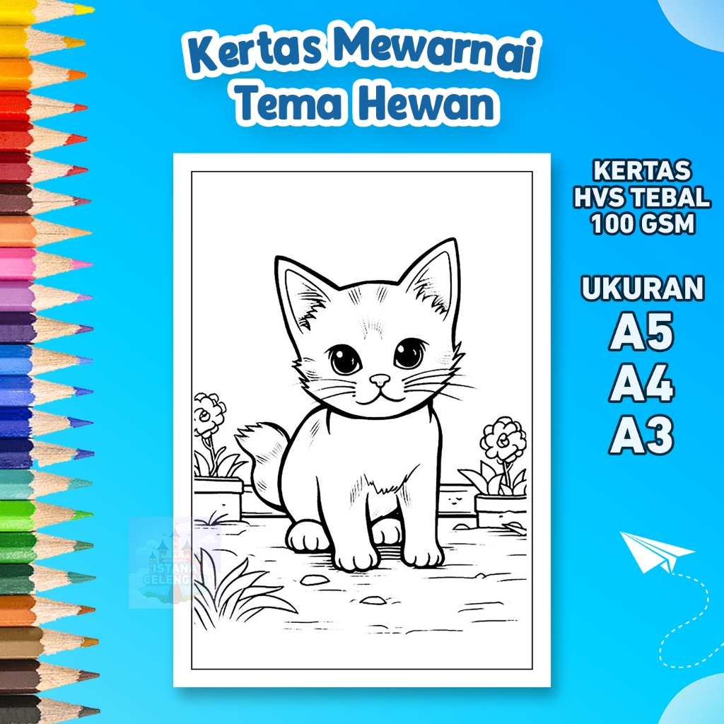 

Kertas Mewarnai Tema Hewan Kertas Gambar Kertas Mewarnai Anak PAUD TK SD A5 A4 A3