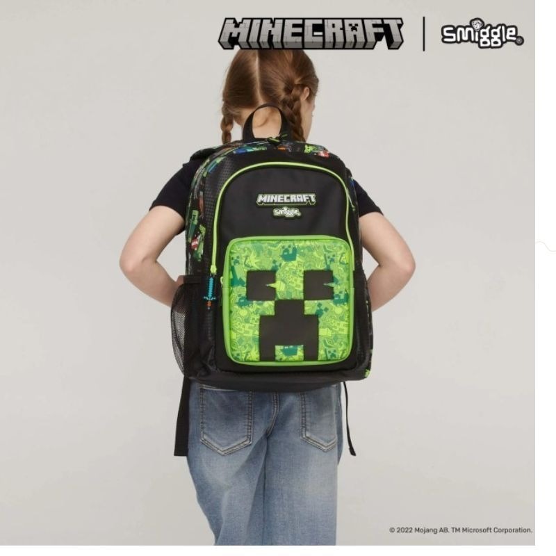 ( Paket Hemat Anak Sekolah ) Tas Ransel Sd Cowok Smiggle Shark Game Kick Soccer DinoTas Smigle Anak