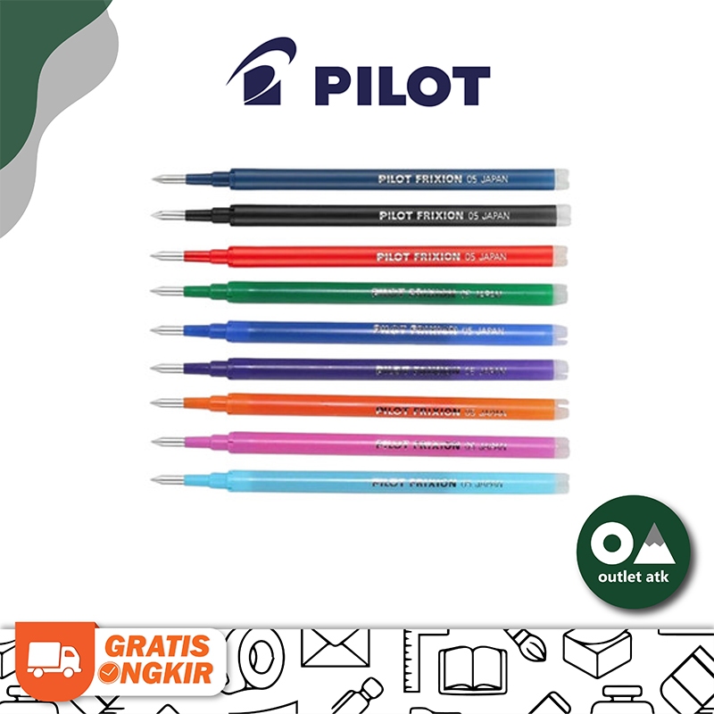 Pilot Frixion Erasable Pen Refill 0.5mm - Isi ulang Pen hapus original Jepang