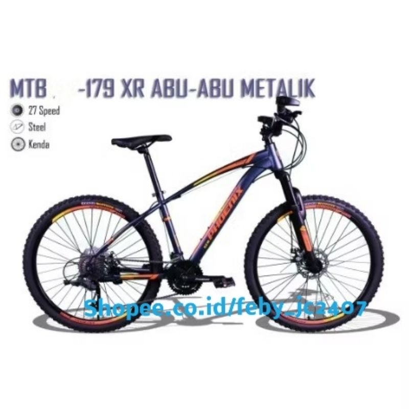 Sepeda gunung MTB PHOENIX besi new Phoenix 27,5 179 xr