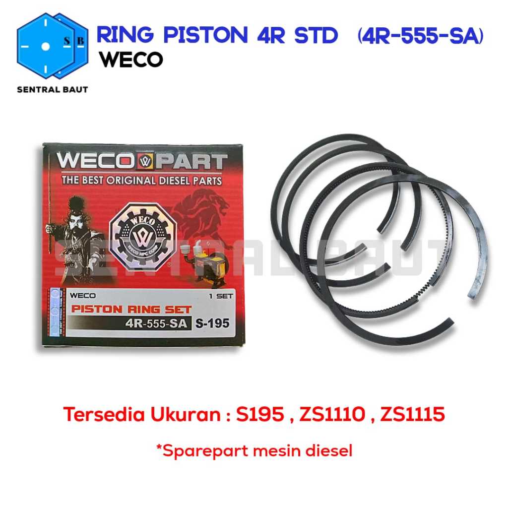 SENTRAL BAUT || Ring Piston 4R STD WECO