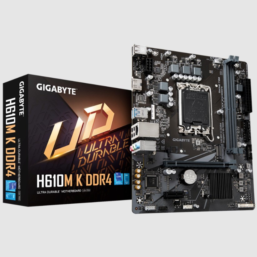 Motherboard Gigabyte H610M-K DDR4 Gigabyte H610M K LGA 1700 Intel H610