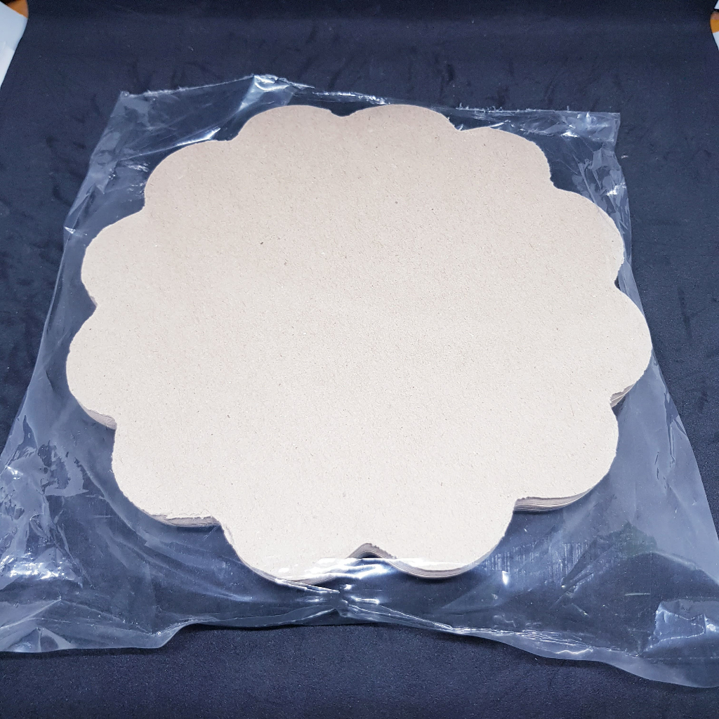 Kertas Nasi Bunga / Kertas Nasi Bulat - 25cm / 28cm - 25cm