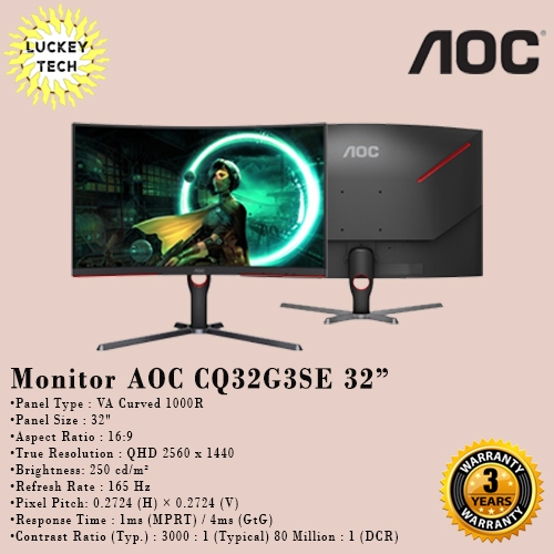 Monitor LED AOC CQ32G3SE 32"