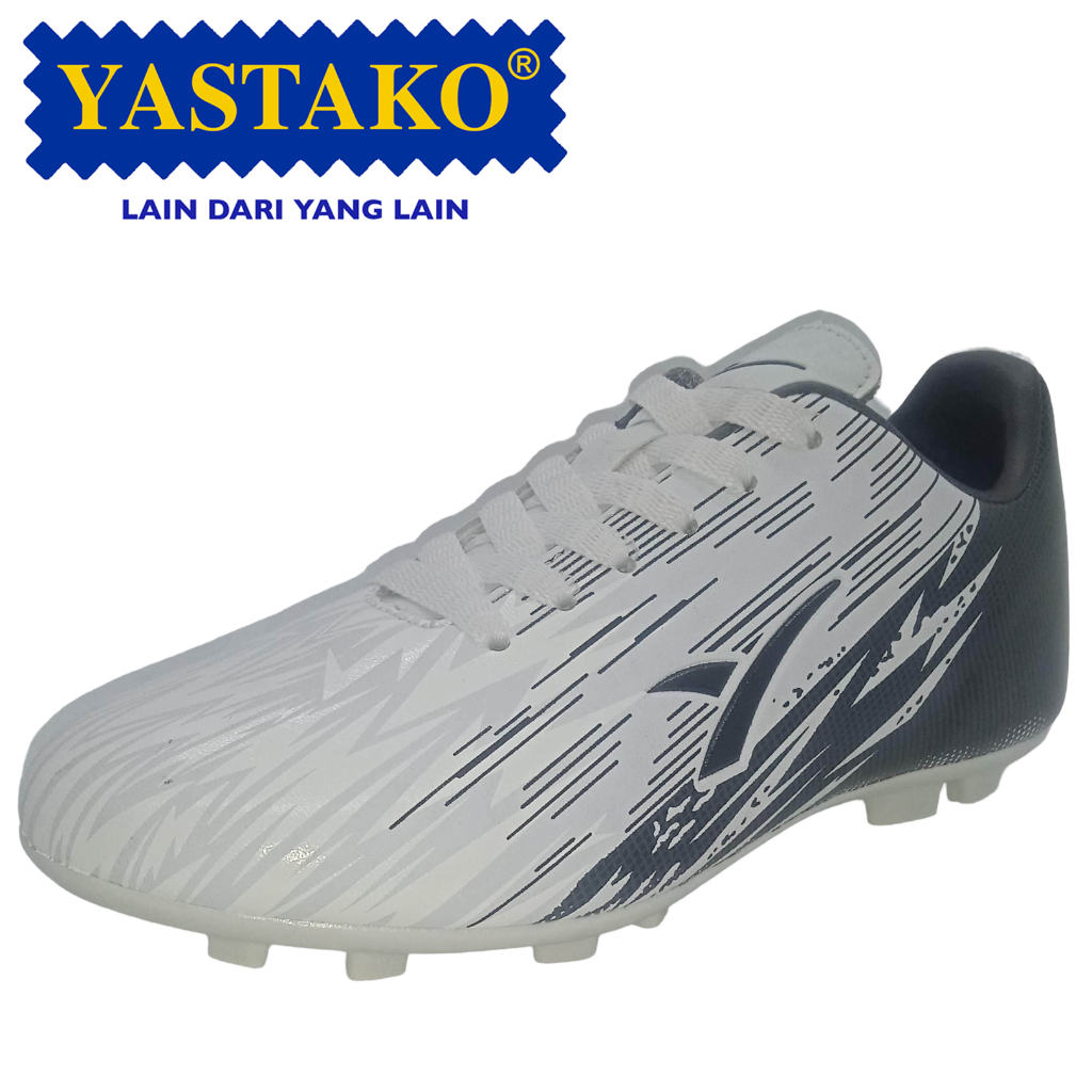 Yastako KEO Sepatu Bola Sepatu Futsal Olahraga Pria - Putih