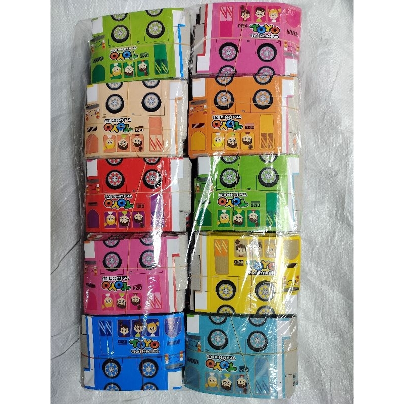 

50 Pcs KOTAK KADO BUS KECIL KOSONG