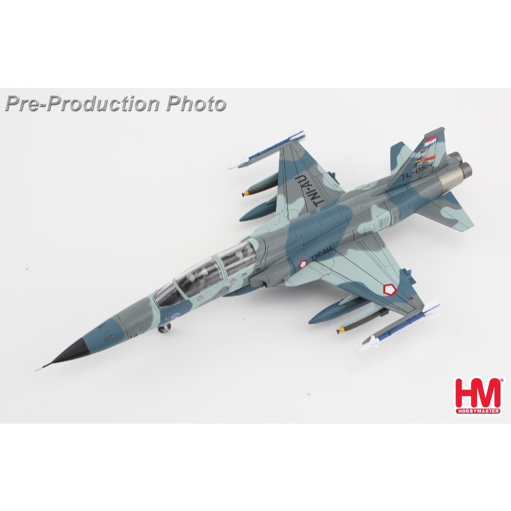 Diecast Pesawat Jet Tempur F-5 F Tiger TNI AU Indonesia Hobby Master