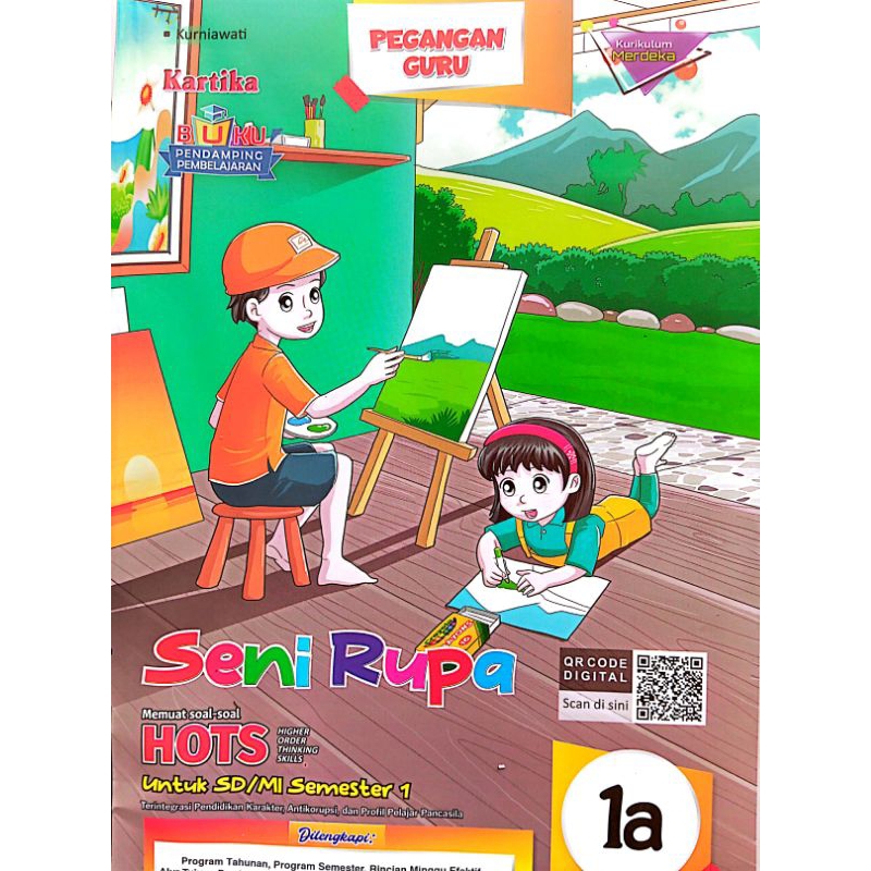 

BUKU PEGANGAN GURU SENI RUPA KURMER untuk SD kelas 1-6 KARTIKA